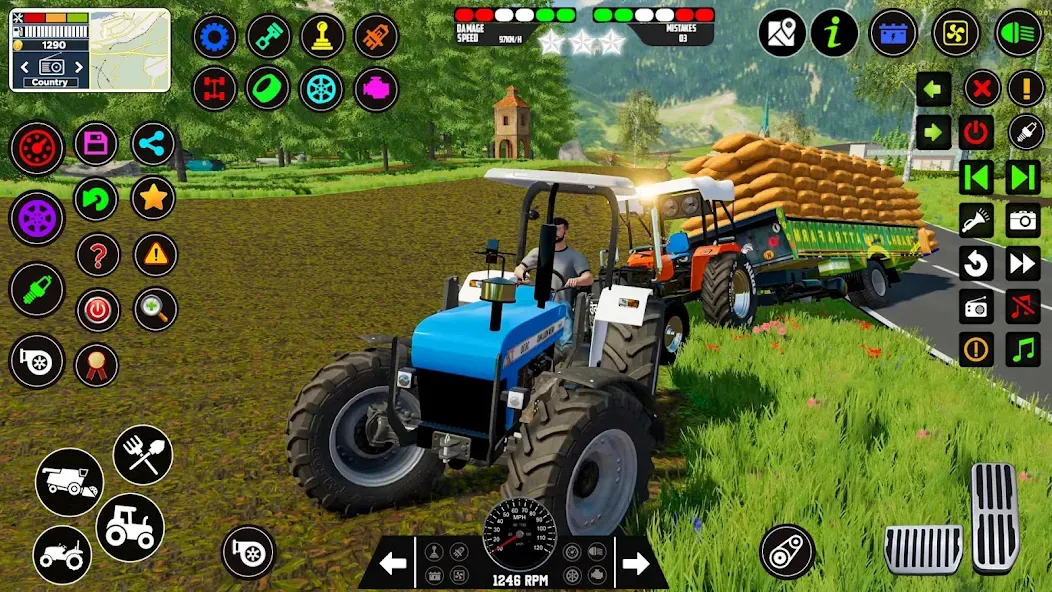 Indian Tractor Farming Games  [МОД Menu] Screenshot 4