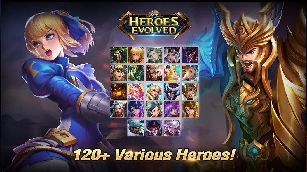 Heroes Evolved (Герои Эволюции)  [МОД Много денег] Screenshot 4