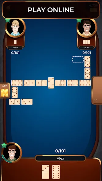 Dominoes Online  [МОД Mega Pack] Screenshot 1