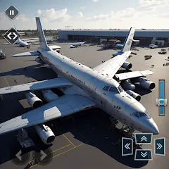 Взлом Real Plane Flying Simulator  [МОД Unlocked] - полная версия apk на Андроид