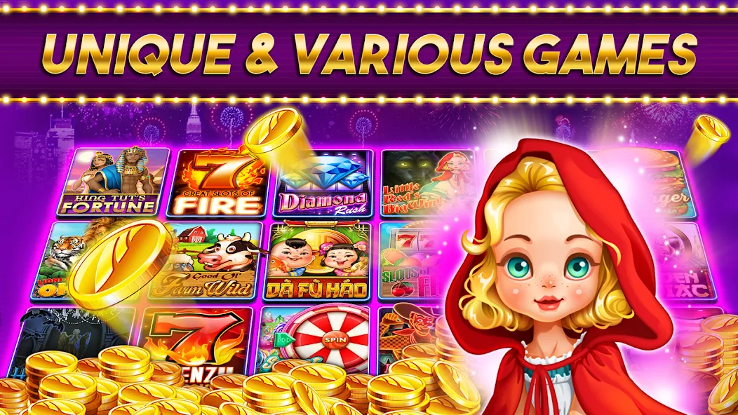 Casino Frenzy - Slot Machines (Казино Френзи)  [МОД Все открыто] Screenshot 3