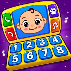 Взломанная Baby Games: Piano & Baby Phone (Бейби Геймс)  [МОД Unlimited Money] - полная версия apk на Андроид