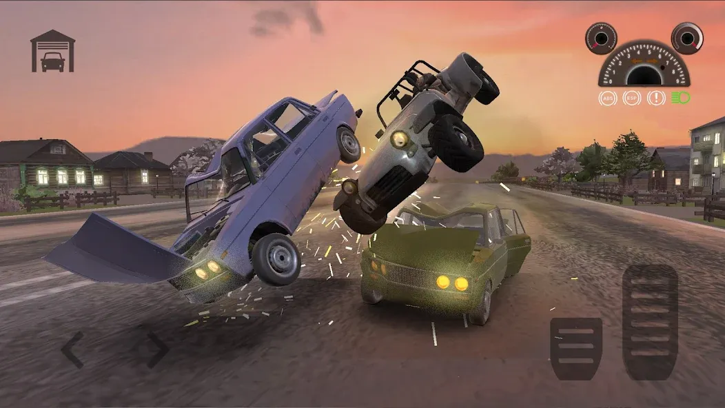 Car Crash Racing - Russia (Кар Краш Рейсинг)  [МОД Menu] Screenshot 1