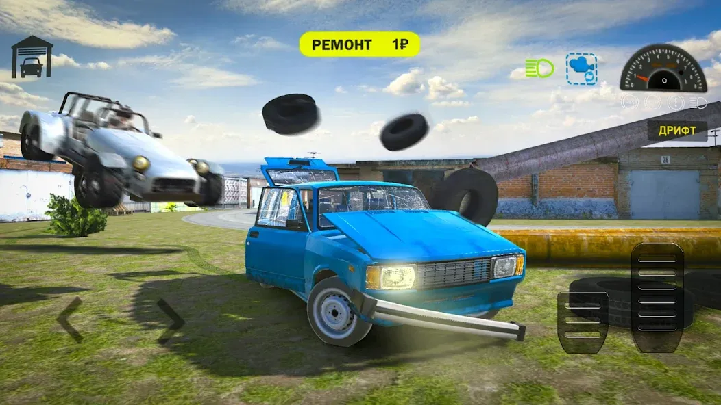 Car Crash Racing - Russia (Кар Краш Рейсинг)  [МОД Menu] Screenshot 4