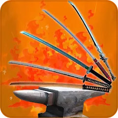 Взломанная Katana Collection : blacksmith  [МОД Меню] - стабильная версия apk на Андроид