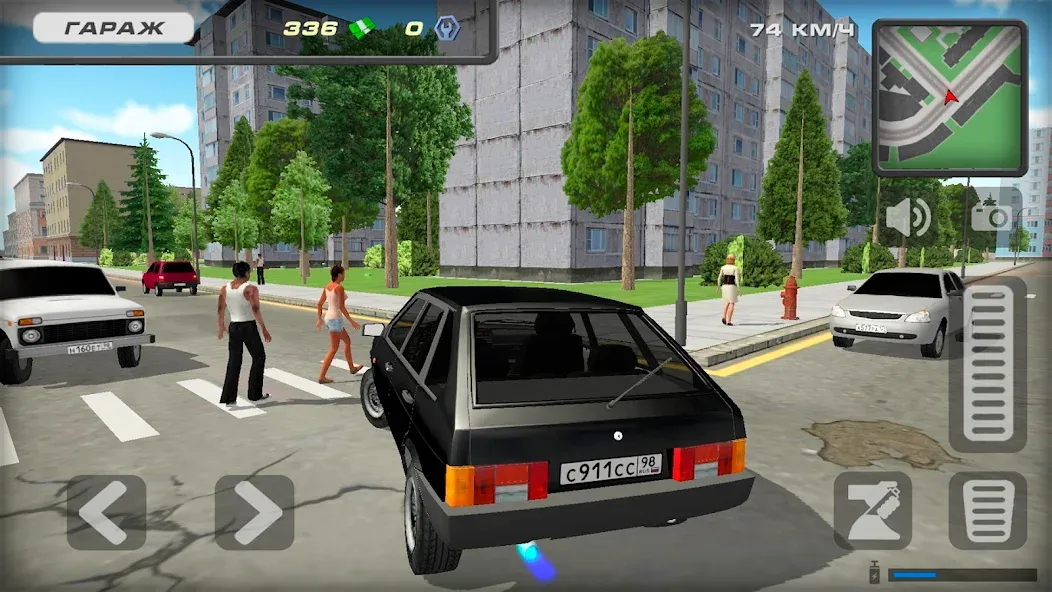 Lada 2109 Russian Car Driver  [МОД Unlocked] Screenshot 2