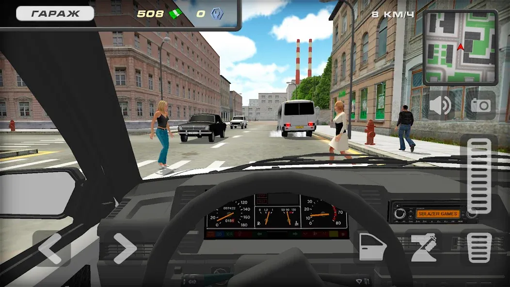 Lada 2109 Russian Car Driver  [МОД Unlocked] Screenshot 4