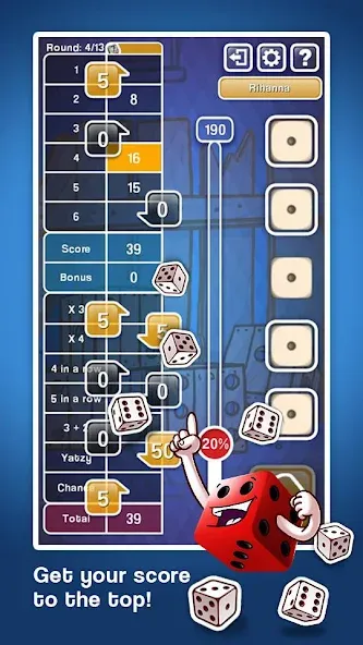 Yatzy Ultimate (Ятзи Ультимейт)  [МОД Menu] Screenshot 2