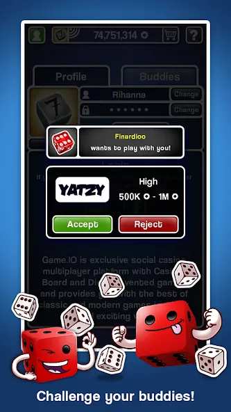 Yatzy Ultimate (Ятзи Ультимейт)  [МОД Menu] Screenshot 4