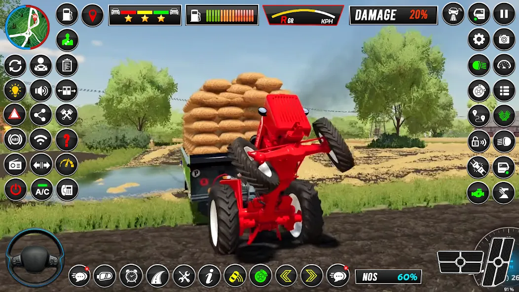 Indian Tractor Simulator Games  [МОД Много монет] Screenshot 4