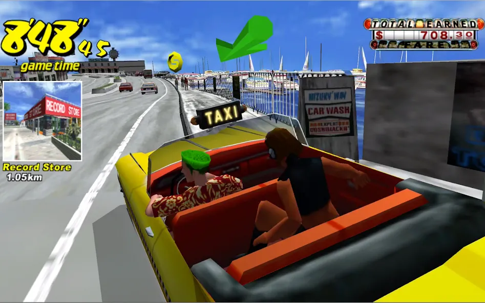 Crazy Taxi Classic (Крейзи Такси Классик)  [МОД Unlocked] Screenshot 5