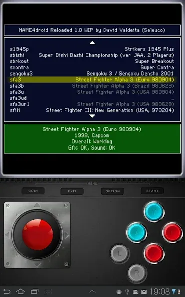 MAME4droid  (0.139u1) (МАМЕ4дроид)  [МОД Mega Pack] Screenshot 3