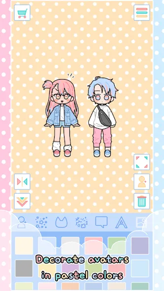 Pastel Friends : Dress Up Game  [МОД Mega Pack] Screenshot 2