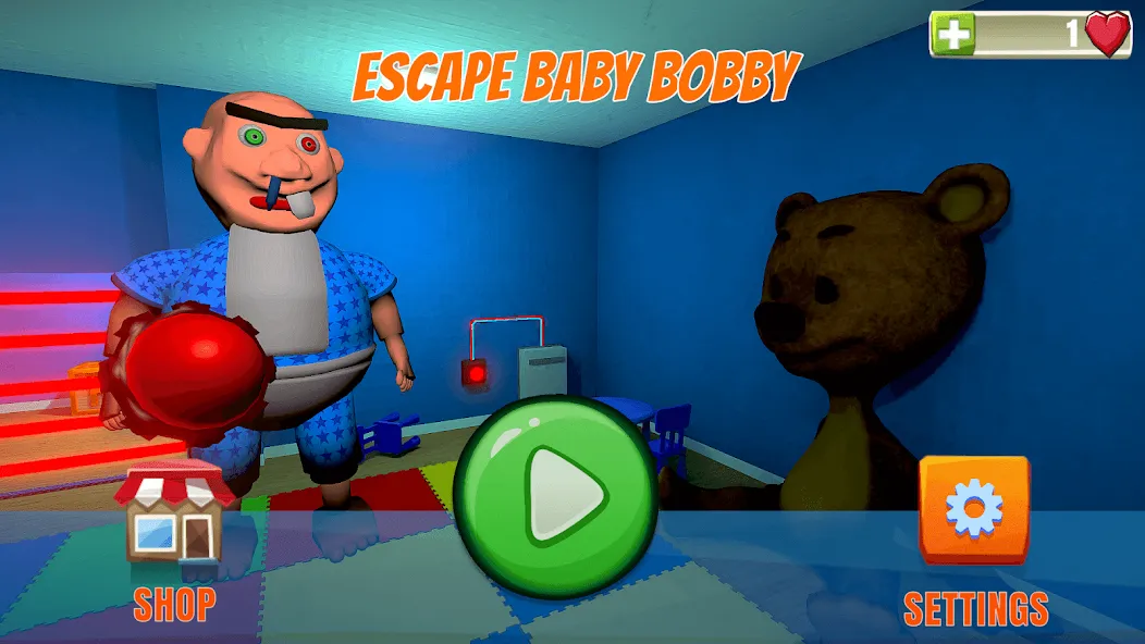 Escape Giant Obby (Эскеип Бэйби Бобби)  [МОД Меню] Screenshot 1