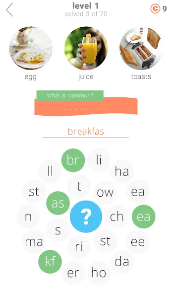 3 Circles: Word Game  [МОД Unlocked] Screenshot 1