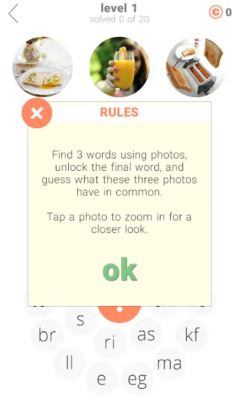 3 Circles: Word Game  [МОД Unlocked] Screenshot 2