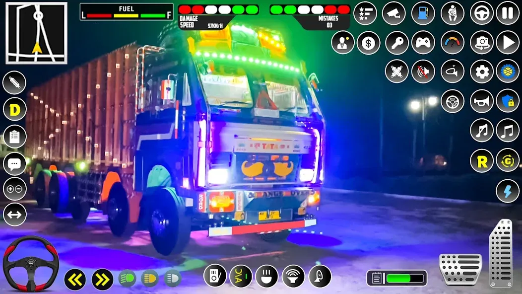 Indian Truck Driver Simulator  [МОД Много денег] Screenshot 1