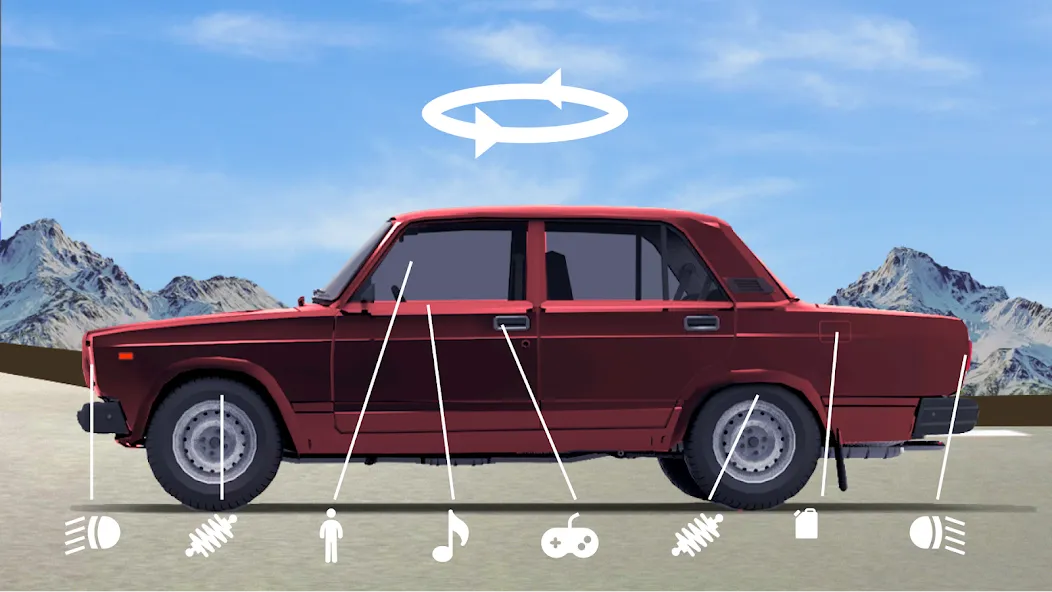 Drive Classic VAZ 2107 Parking  [МОД Unlocked] Screenshot 2