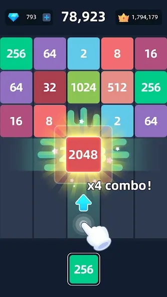 2048™ Merge Block Puzzle (Слияние блочных головоломок)  [МОД Menu] Screenshot 4