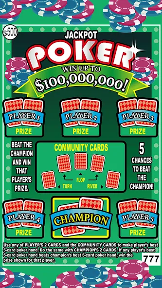 Scratch Off Lottery Scratchers  [МОД Unlocked] Screenshot 4