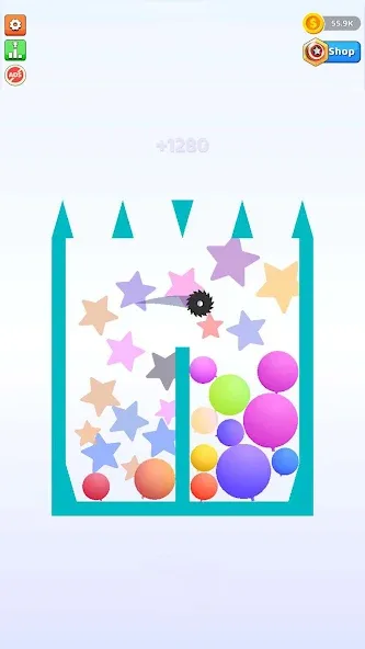 Bounce and pop - Puff Balloon  [МОД Меню] Screenshot 5