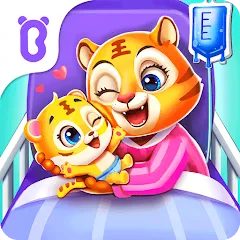 Взломанная Baby Panda's Hospital Care  [МОД Mega Pack] - стабильная версия apk на Андроид