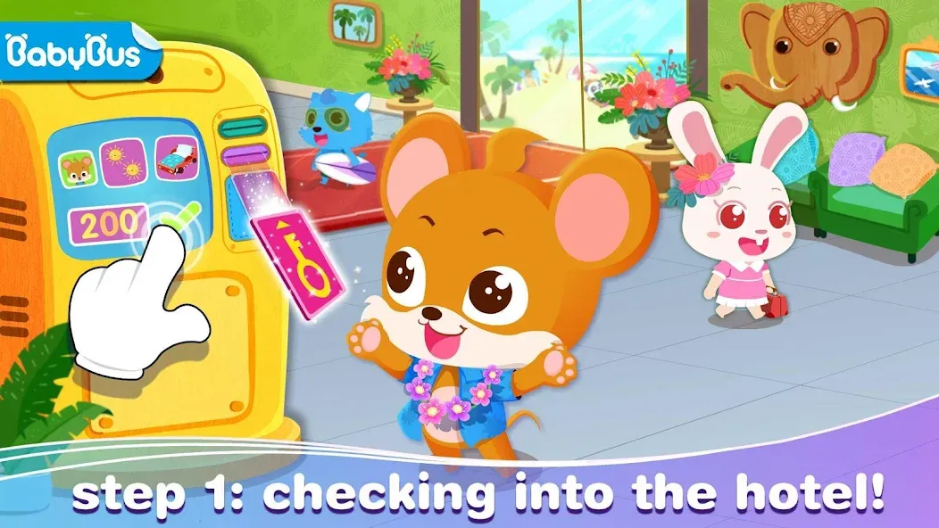 Baby Panda’s Summer: Vacation  [МОД Unlocked] Screenshot 1