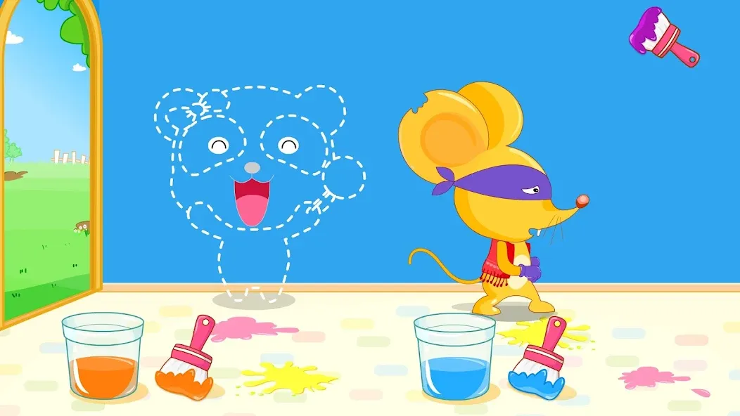 Baby Panda's Color Mixing  [МОД Mega Pack] Screenshot 3