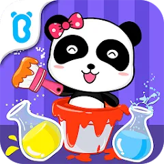 Скачать взлом Baby Panda's Color Mixing  [МОД Mega Pack] - последняя версия apk на Андроид