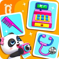 Взломанная Baby Panda's Dream Job  [МОД Menu] - последняя версия apk на Андроид