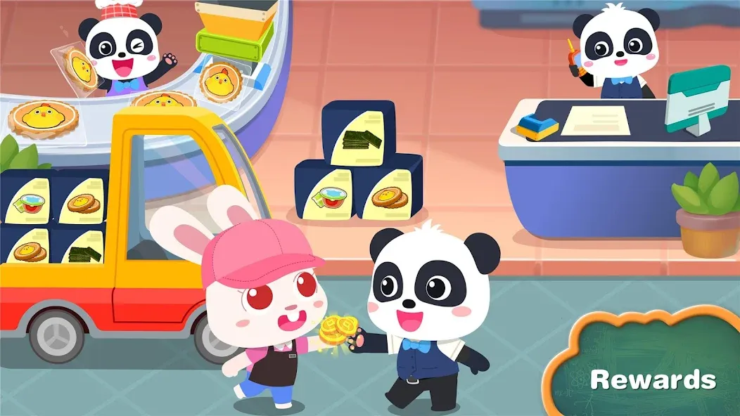 Little Panda's Snack Factory  [МОД Бесконечные деньги] Screenshot 5