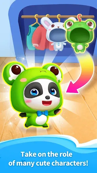 Talking Baby Panda-Virtual Pet  [МОД Unlimited Money] Screenshot 2