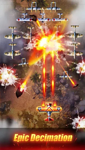 Sky Survivor: WWII Aircraft Sh (Скай Сурвайвер)  [МОД Все открыто] Screenshot 1