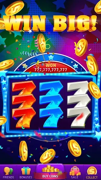 777 Casino – vegas slots games (Казино)  [МОД Unlimited Money] Screenshot 2