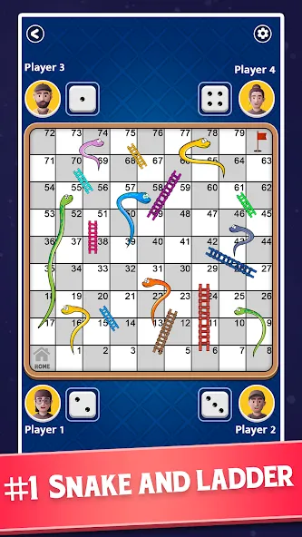 Snakes and Ladders - Ludo Game (Змеи и лестницы)  [МОД Все открыто] Screenshot 2