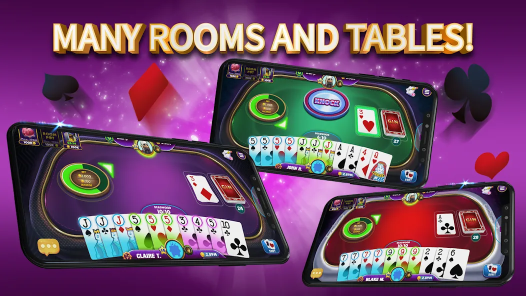 Gin Rummy Elite: Online Game (Джин Рамми)  [МОД Много монет] Screenshot 3