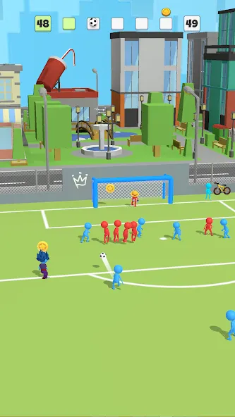 Super Goal: Fun Soccer Game (Супер Гол)  [МОД Mega Pack] Screenshot 1