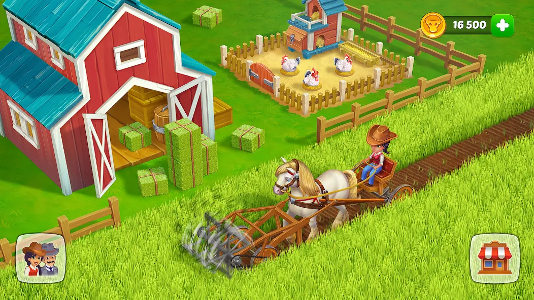 Wild West: Farm Town Build (Уайлд Вест)  [МОД Много монет] Screenshot 3