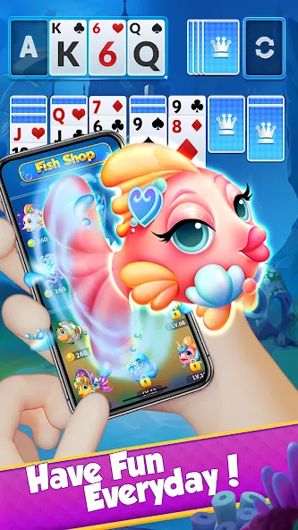 Solitaire - Klondike Card Game (Солитер)  [МОД Бесконечные монеты] Screenshot 3