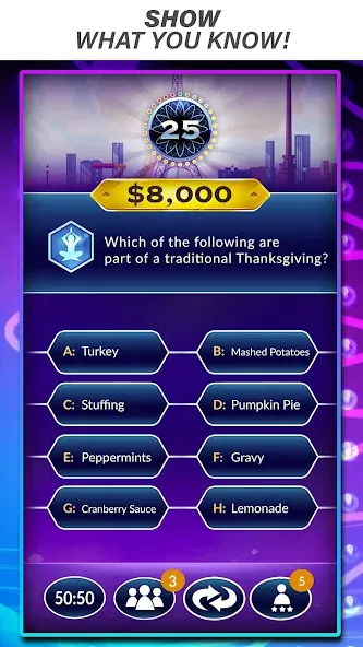 Official Millionaire Game  [МОД Много денег] Screenshot 1