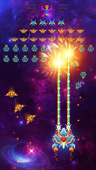 Space Shooter: Galaxy Attack (Спейс шутер)  [МОД Меню] Screenshot 5