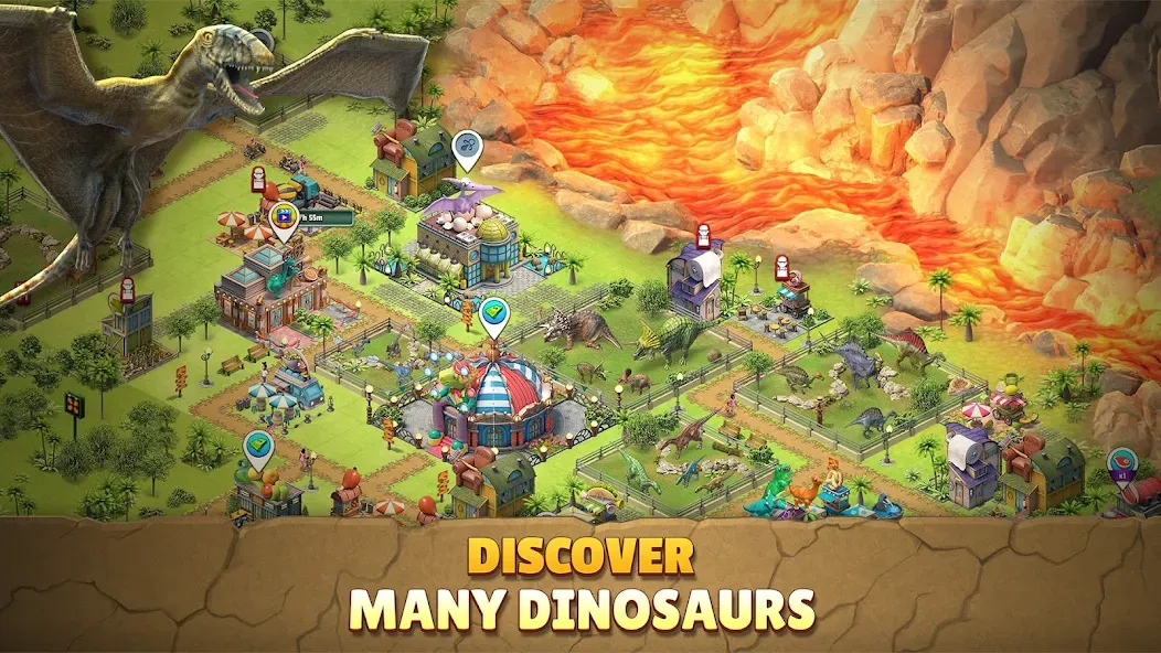 Jurassic Dinosaur: Dino Game (Динозавры юрского периода)  [МОД Бесконечные деньги] Screenshot 4