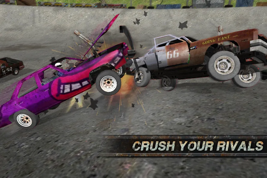 Demolition Derby: Crash Racing (Демолиция Дерби)  [МОД Бесконечные монеты] Screenshot 3