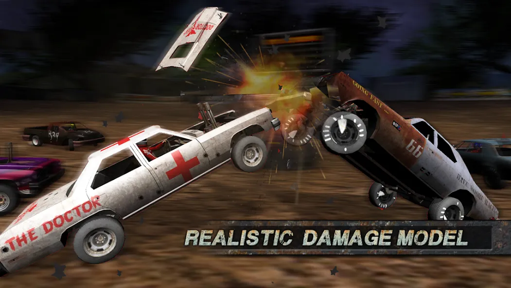 Demolition Derby: Crash Racing (Демолиция Дерби)  [МОД Бесконечные монеты] Screenshot 5