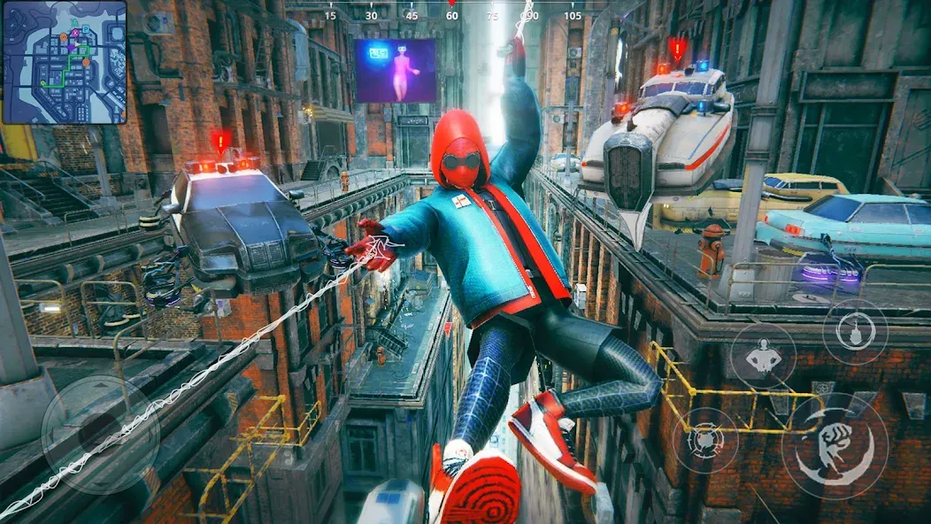 Super city Hero:Spider Game (Супер город Герой)  [МОД Много монет] Screenshot 4