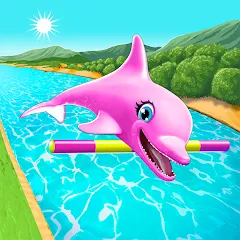 Взломанная My Dolphin Show (Май Долфин Шоу)  [МОД Много монет] - полная версия apk на Андроид