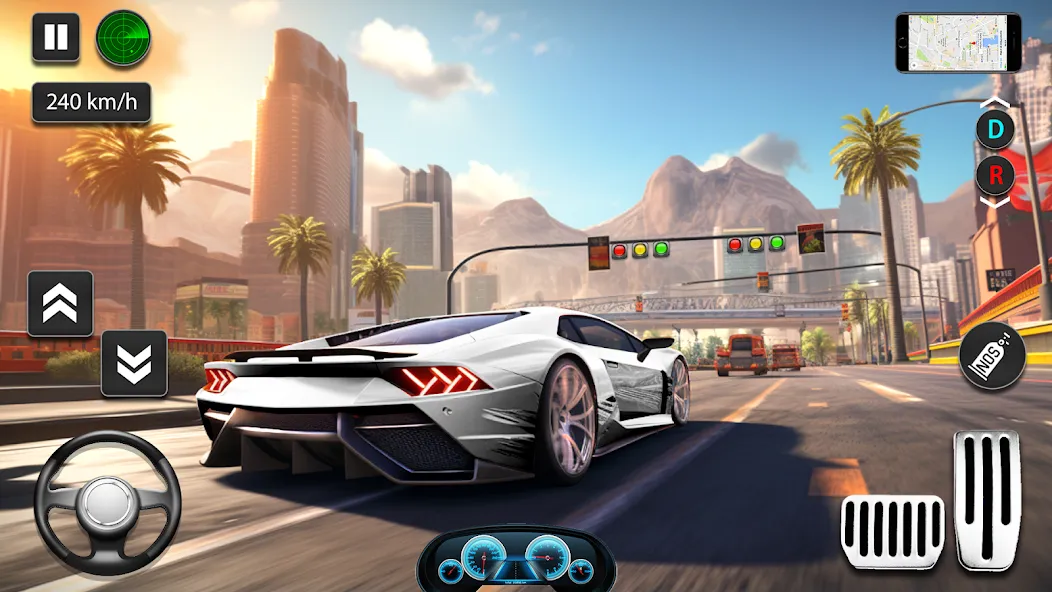 GT Car Stunt : Ramp Car Stunts (ДжиТи Кар Стант)  [МОД Бесконечные монеты] Screenshot 3