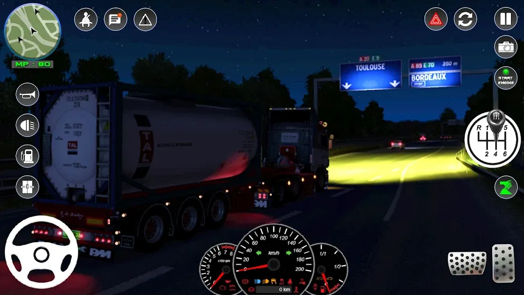 Euro Cargo Truck Simulator 3D  [МОД Меню] Screenshot 5