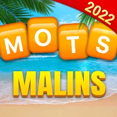 Взломанная Mots Malins - Jeu de mots pro (Мо Малинс)  [МОД Бесконечные монеты] - полная версия apk на Андроид