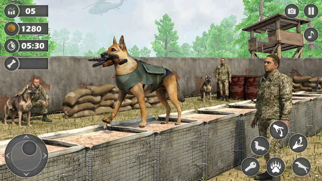 Dog Simulator Dog Game (Армейский симулятор собаки)  [МОД Menu] Screenshot 5